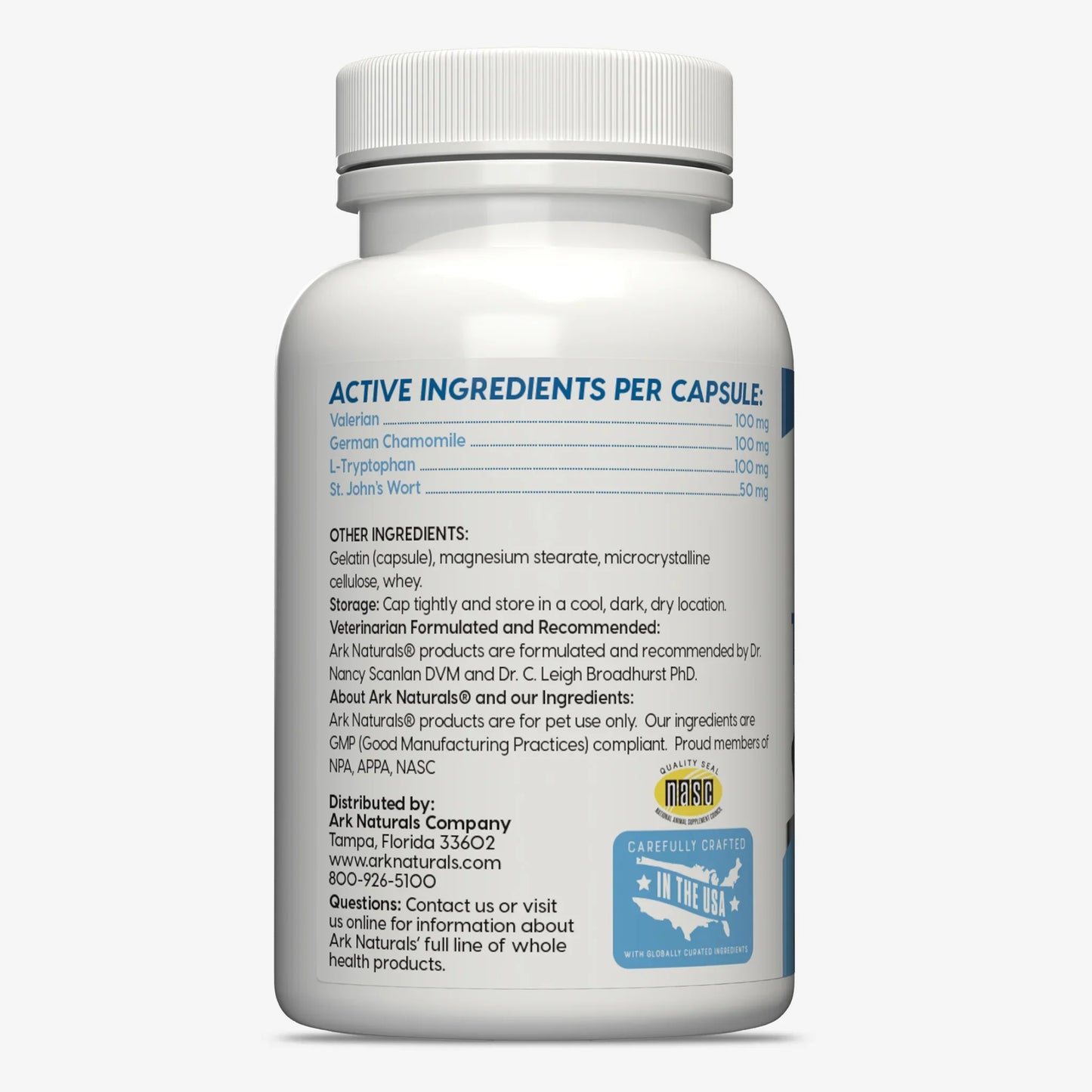 Ark Naturals Happy Traveler Supplements For Dogs and Cats