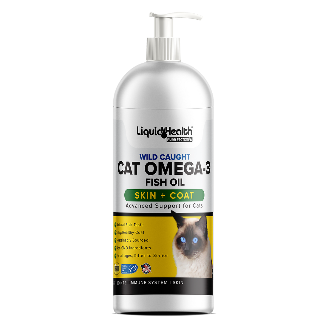Liquid Health Purr-Fection Omega-3 Fish Oil For Cats