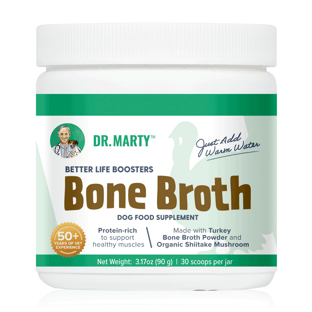 Dr. Marty Better Life Boosters Turkey Bone Broth Dog Food Supplement