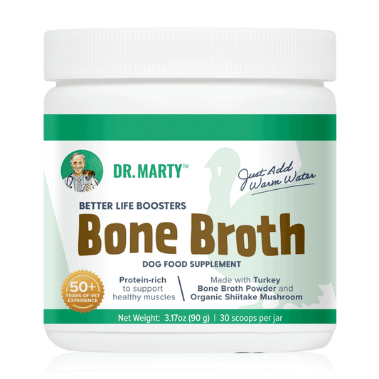 Dr. Marty Better Life Boosters Turkey Bone Broth Dog Food Supplement