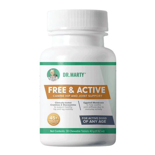 Dr. Marty Free & Active Hip & Joint Support Chewable Dog Supplement