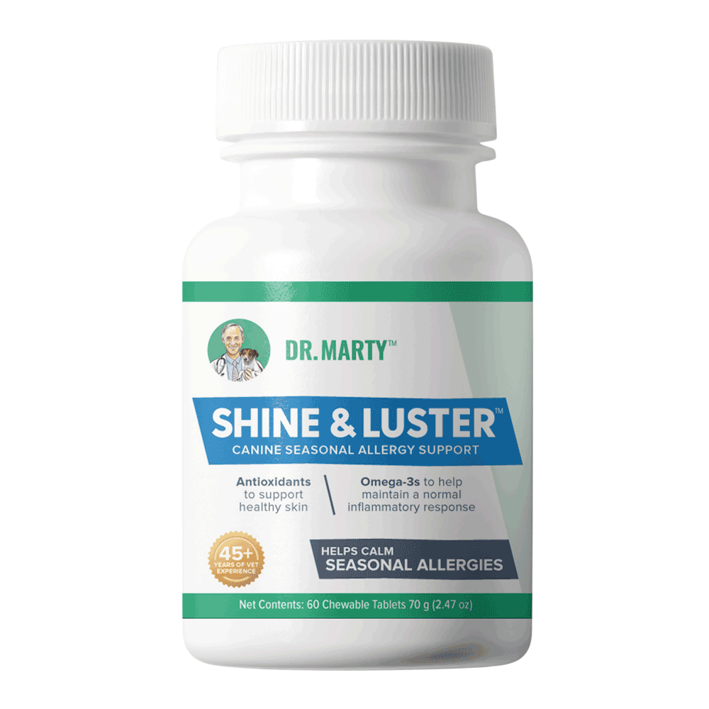 Dr. Marty Shine & Luster Seasonal Allergy Support Dog Supplement