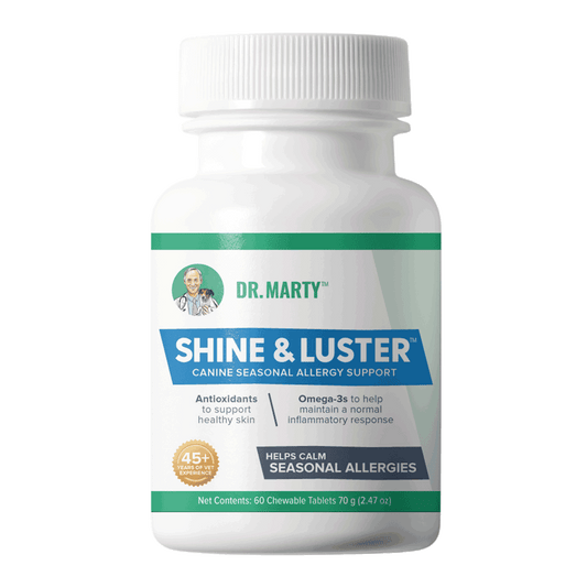 Dr. Marty Shine & Luster Seasonal Allergy Support Dog Supplement