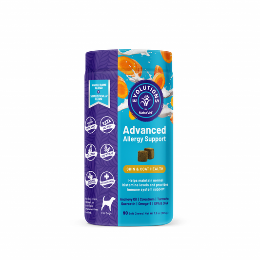 NaturVet Evolutions Advanced Allergy Support Soft Chews for Dogs